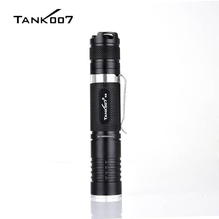 K9 Small Straight Police Tactical LED Flashlight Strong Light Flashlight - Image 4