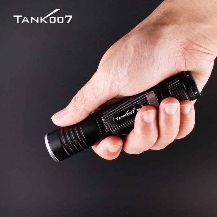 K9 Small Straight Police Tactical LED Flashlight Strong Light Flashlight - Image 5
