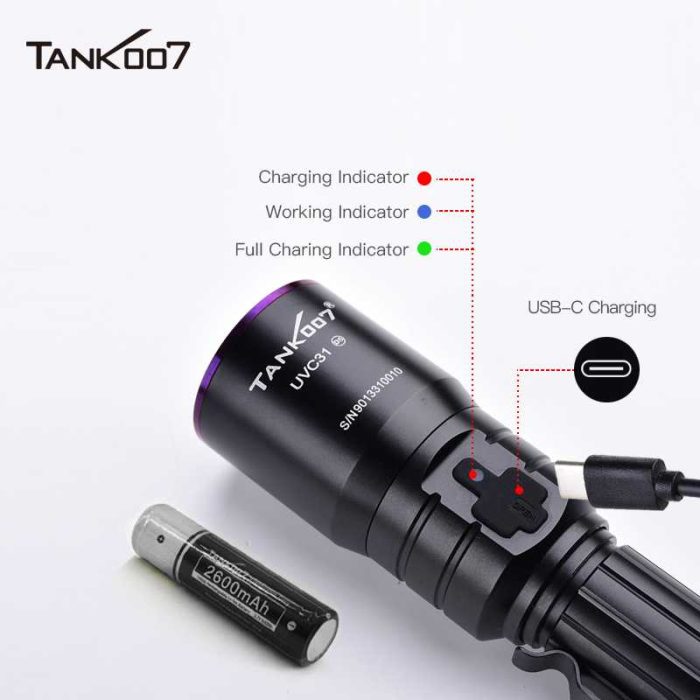 UVC31 UV Flashlight Black Light adopts Original Nichia UV LED from Japan - Image 5