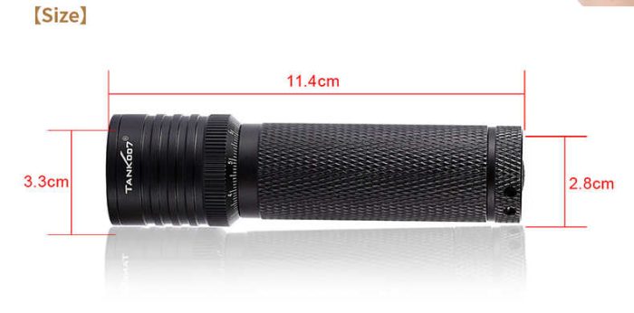 UV-TK737 395nm-3W Zoomable UV Flashlight (UV737) for UV Curing Geocaching Amber Searching Scorpion Hunting Pet Urine Stains Finding - Image 4