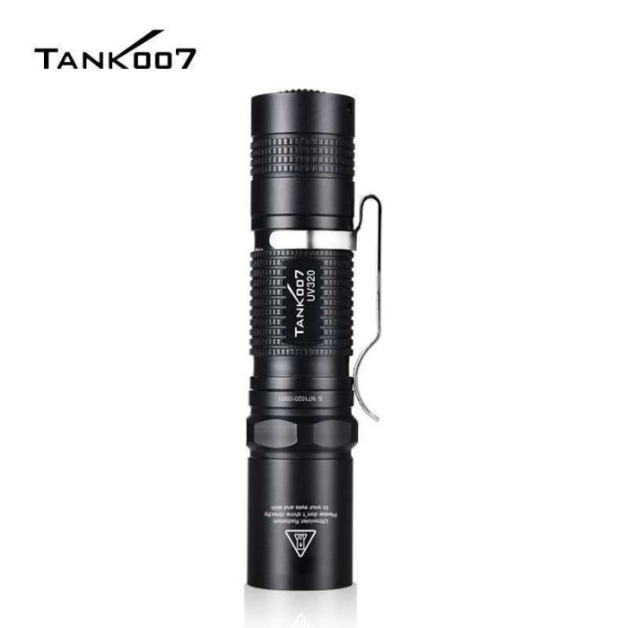 UV Torch Ultraviolet Flashlight UV320 Purple Charm in Your hands - Image 3