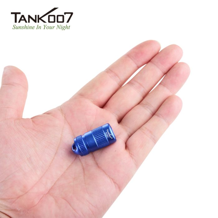 TANK007 E15 Mini Keychain Light Ultra Small Portable Flashlight