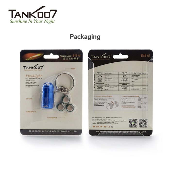 TANK007 E15 Mini Keychain Light Ultra Small Portable Flashlight - Image 10
