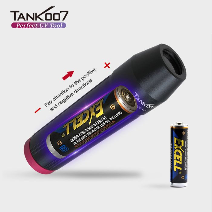 Tank007 UV330 Pro Mini Flashlight Keychain Waterproof Portable Edc UV Flashlight - Image 3