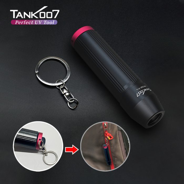 Tank007 UV330 Pro Mini Flashlight Keychain Waterproof Portable Edc UV Flashlight - Image 5