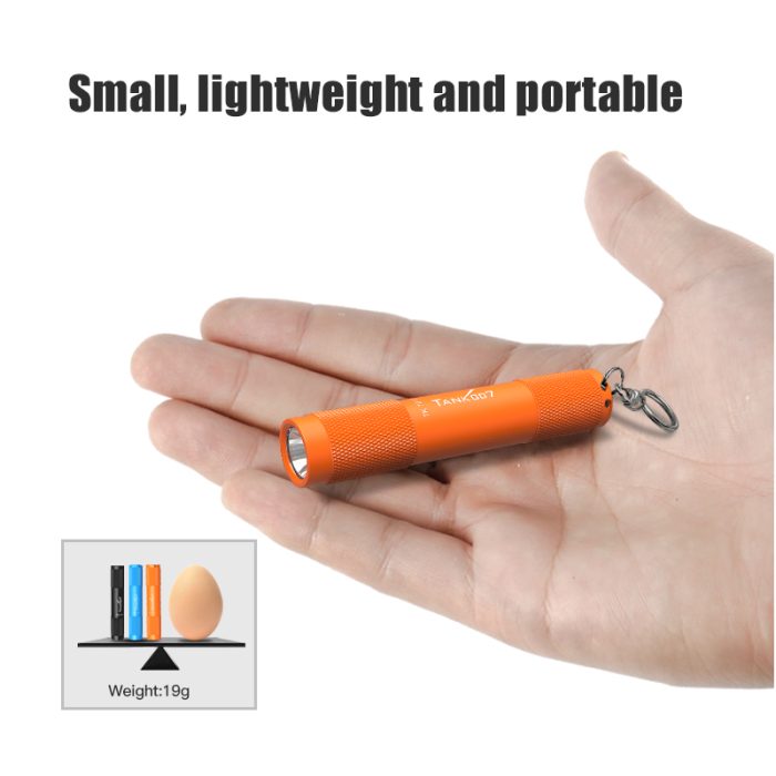 TK701A Portable Mini Flashlight Pocket Waterproof Led Camping Keychain Flashlight - Image 3