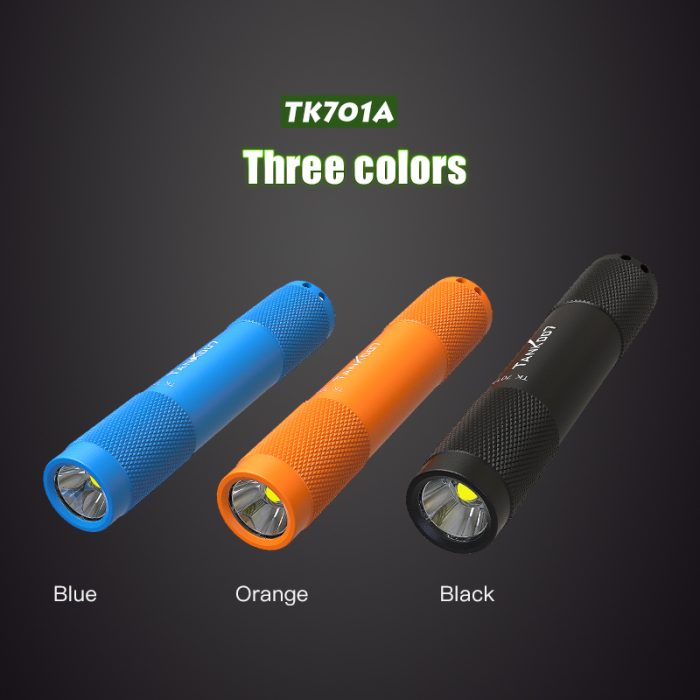 TK701A Portable Mini Flashlight Pocket Waterproof Led Camping Keychain Flashlight - Image 6