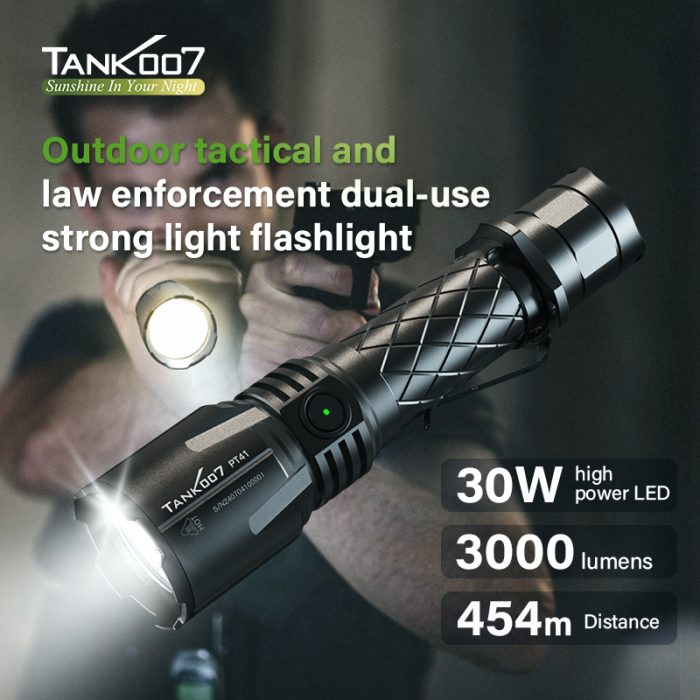 Outdoor tactical and law enforcement dual-use strong light flashlight PT41 - Image 6