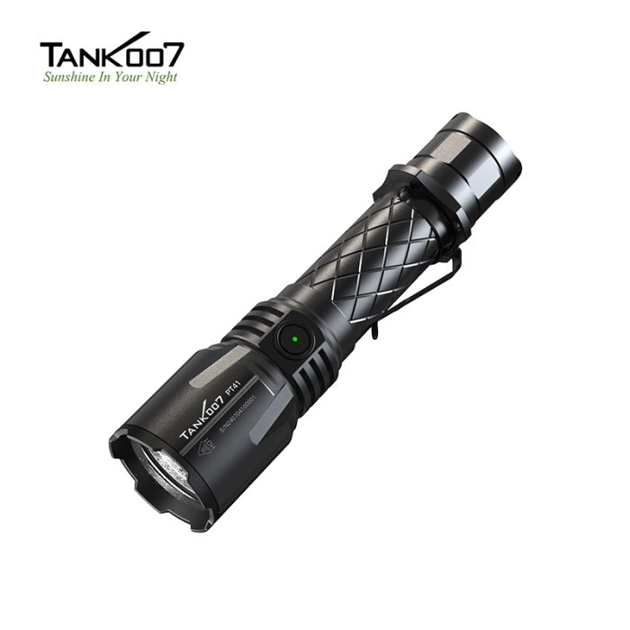 Outdoor tactical and law enforcement dual-use strong light flashlight PT41