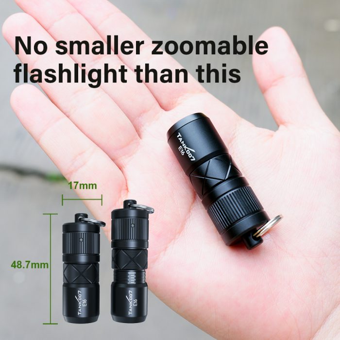 Magnetic mini zoomable flashlight  E16 - Image 4