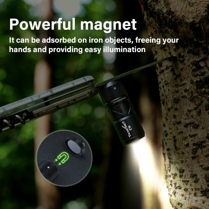 Magnetic mini zoomable flashlight  E16 - Image 10