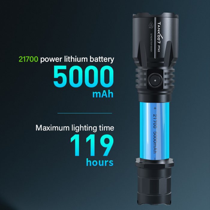 Outdoor tactical and law enforcement dual-use strong light flashlight PT41 - Image 11