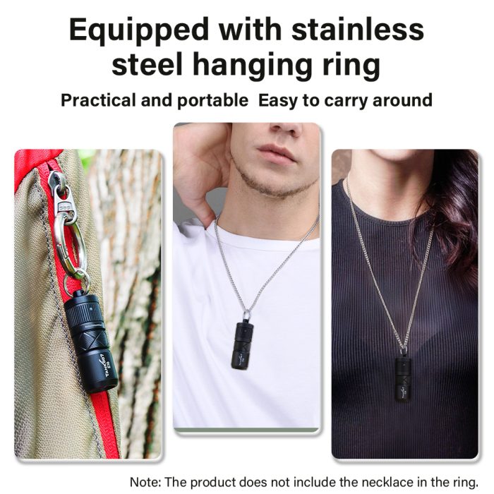 Magnetic mini zoomable flashlight  E16 - Image 8