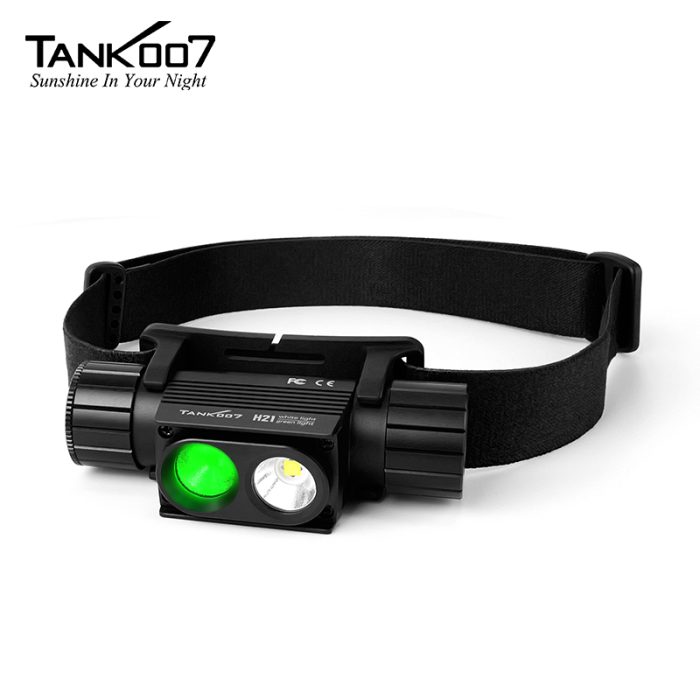 H21 uniform green light double lamp headlight high power outdoor mountaineering - Image 9